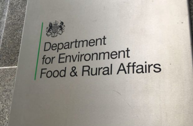 An image of a sign that says 'Department for Enviroment, Food and Rural Affairs.'