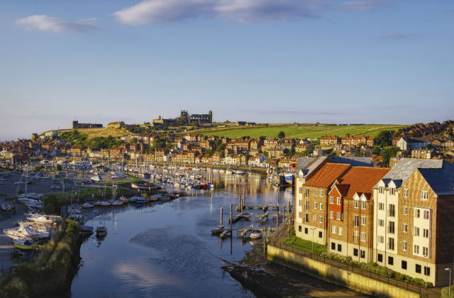 Whitby town and River Esk (Credit: Khrizmo/ iStock)