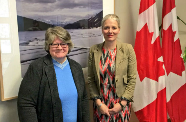 Minister Coffey meets Canada’s Environment and Climate Change Minister Catherine McKenna.