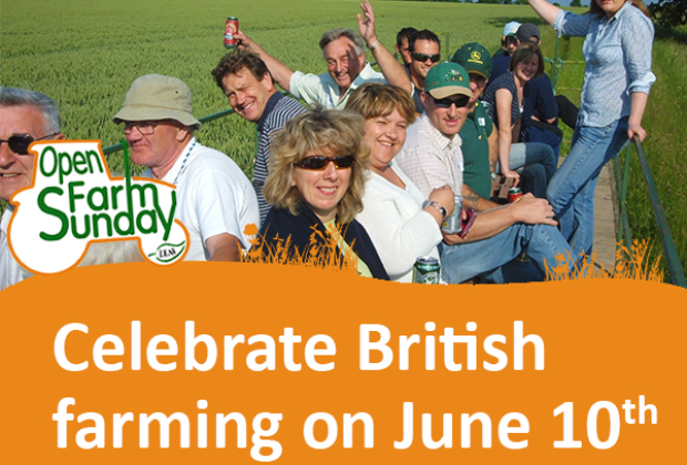 A picture of people enjoying a farm on Open Farm Sunday