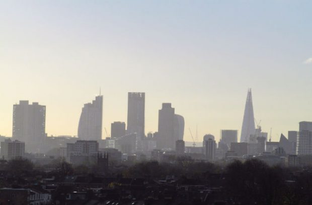 A picture of the London skyline