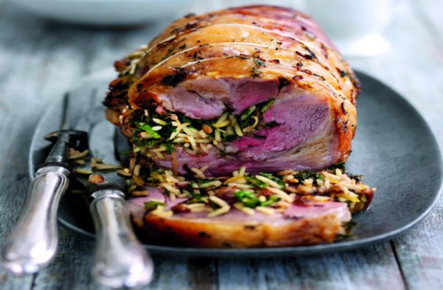 Picture of welsh lamb with knife and fork