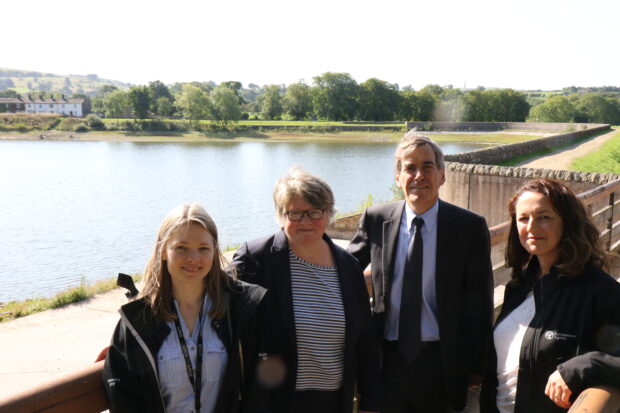 minister Coffey, Minister Rutley and members of EA's north west regional team