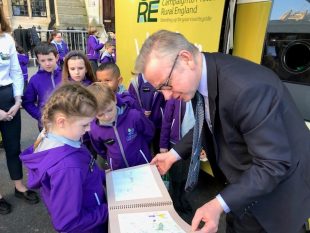 Sos Defra Natural England opens England Coast Path, and Environment Secretary ...