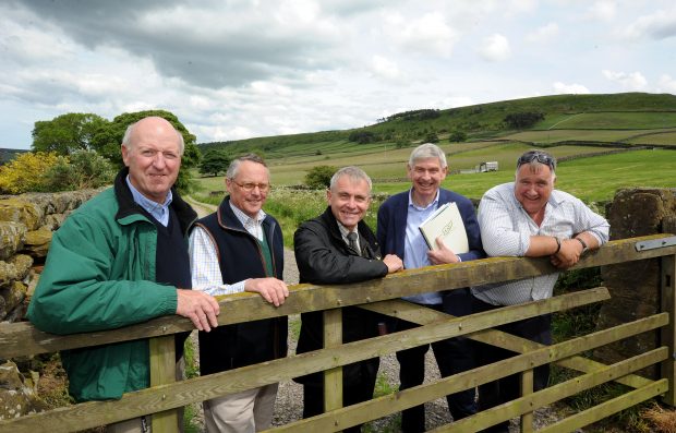 Minister Goodwill at a farm in Yorkshire for Open Farm Sunday 2019