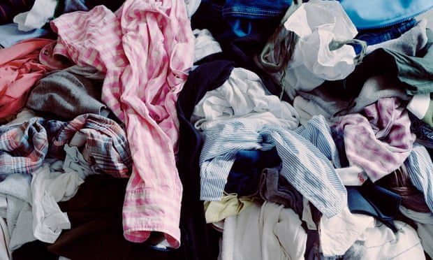 A photo of a pile of clothes