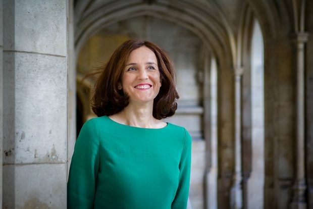 The Environment Secretary Theresa Villiers smiling for a photograph