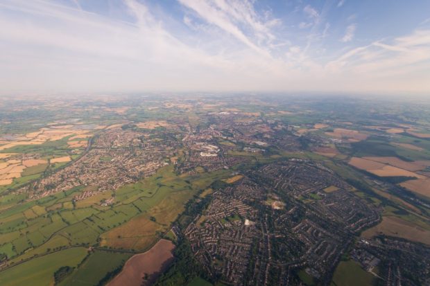 Aerial photo of environment.