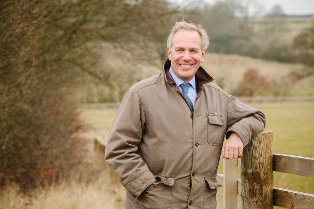 An image of Sir William Worsley in a field