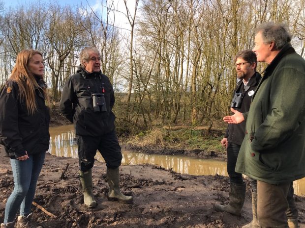 Tony Juniper in conversation with newt conservationists