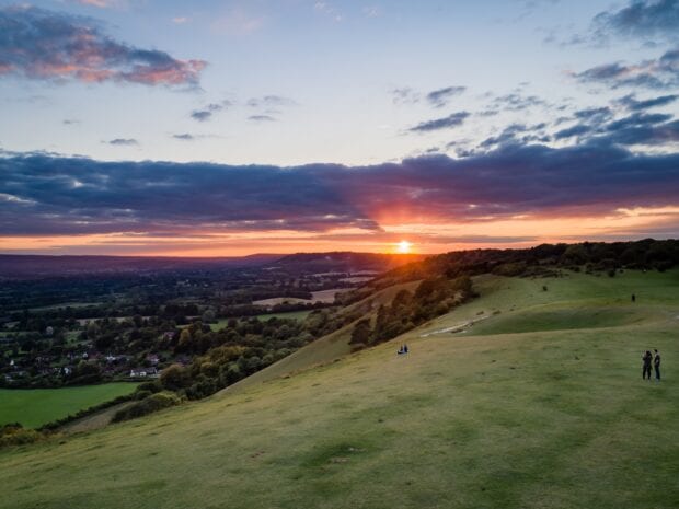 An image of the Surrey Hill Area of Natural Beauty