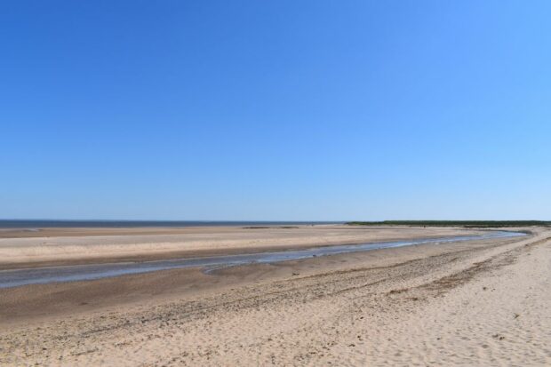 Beach at midday