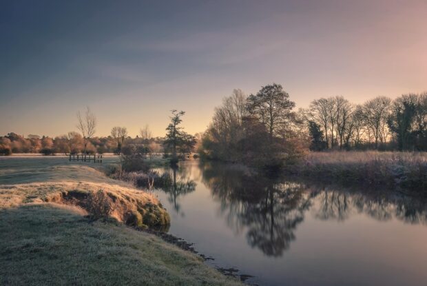 A winter’s morning in Dedham Vale.