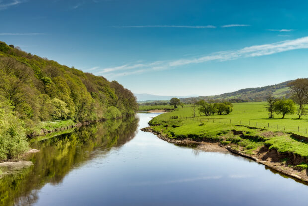 A view of the River Lune near Lancaster