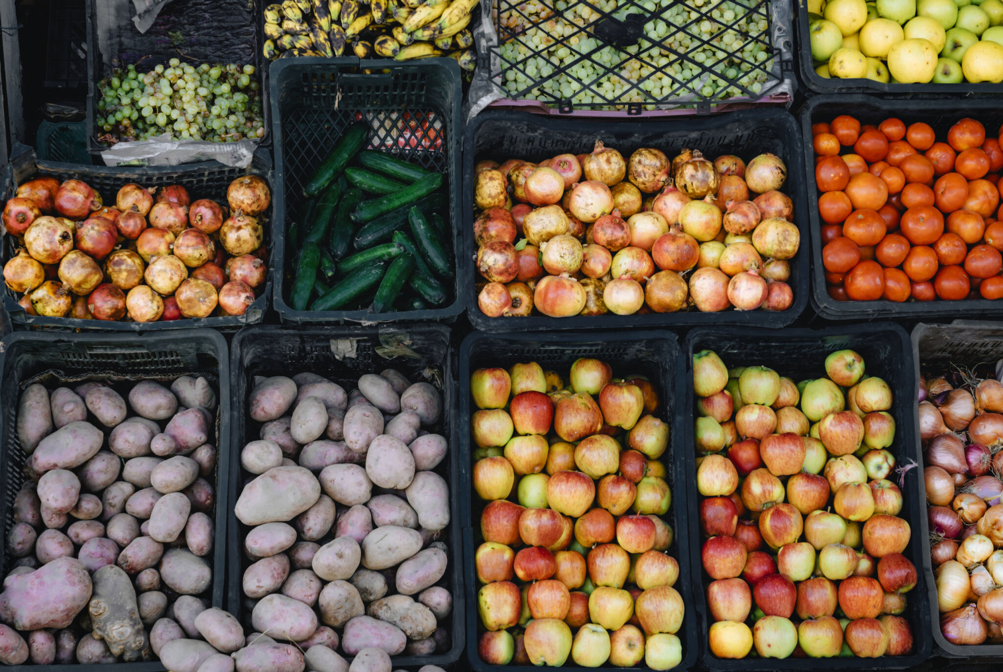 An image of a range of fruit and vegetables